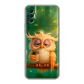 Дизайнерский силиконовый чехол для Tecno Spark 8P сова