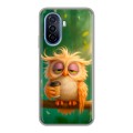 Дизайнерский силиконовый чехол для Huawei Nova Y70 сова