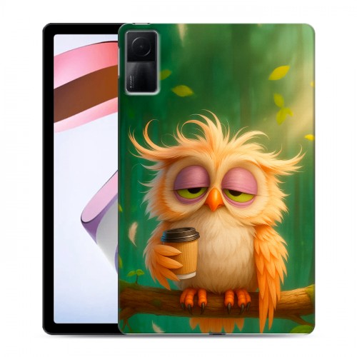 Дизайнерский силиконовый чехол для Xiaomi RedMi Pad сова