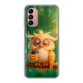 Дизайнерский пластиковый чехол для Samsung Galaxy A04s сова