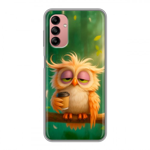 Дизайнерский пластиковый чехол для Samsung Galaxy A04s сова