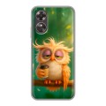 Дизайнерский силиконовый чехол для OPPO A17 сова