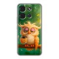 Дизайнерский силиконовый чехол для Itel A60s сова