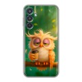 Дизайнерский силиконовый чехол для Samsung Galaxy M35 сова