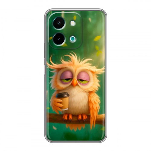 Дизайнерский силиконовый чехол для Vivo Y28 сова