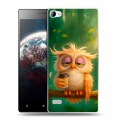 Дизайнерский пластиковый чехол для Lenovo Vibe X2 сова