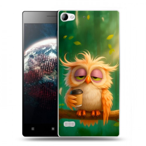 Дизайнерский пластиковый чехол для Lenovo Vibe X2 сова