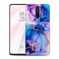 Дизайнерский пластиковый чехол для Xiaomi RedMi K30 синий мрамор
