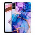 Дизайнерский силиконовый чехол для Xiaomi RedMi Pad синий мрамор