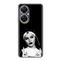 Полупрозрачный дизайнерский пластиковый чехол для Huawei Nova 11i монашка