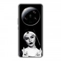 Полупрозрачный дизайнерский пластиковый чехол для Xiaomi 13 Ultra монашка