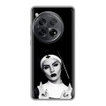 Полупрозрачный дизайнерский пластиковый чехол для OnePlus 12 монашка