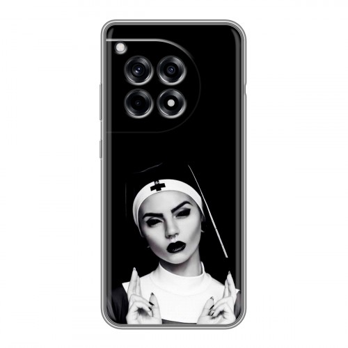 Полупрозрачный дизайнерский пластиковый чехол для OnePlus Ace 3 монашка