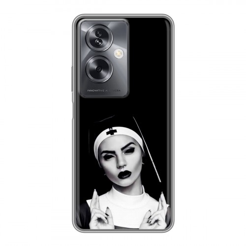 Полупрозрачный дизайнерский пластиковый чехол для OnePlus Nord N30 SE 5G монашка