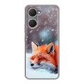 Полупрозрачный дизайнерский пластиковый чехол для Vivo Y03 лиса