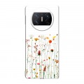 Полупрозрачный дизайнерский пластиковый чехол для Huawei Mate X3 цветы