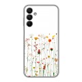 Полупрозрачный дизайнерский пластиковый чехол для Samsung Galaxy A15 цветы
