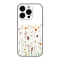 Полупрозрачный дизайнерский пластиковый чехол для Iphone 16 Pro цветы