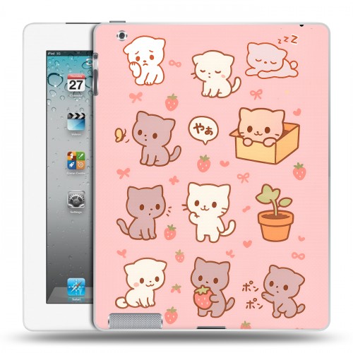 Дизайнерский пластиковый чехол для Ipad 2/3/4 Hello Kitty Хелоу Кити