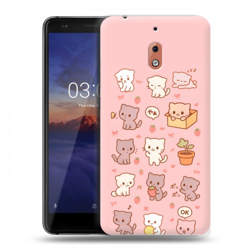Дизайнерский силиконовый чехол для Nokia 2.1 Hello Kitty Хелоу Кити