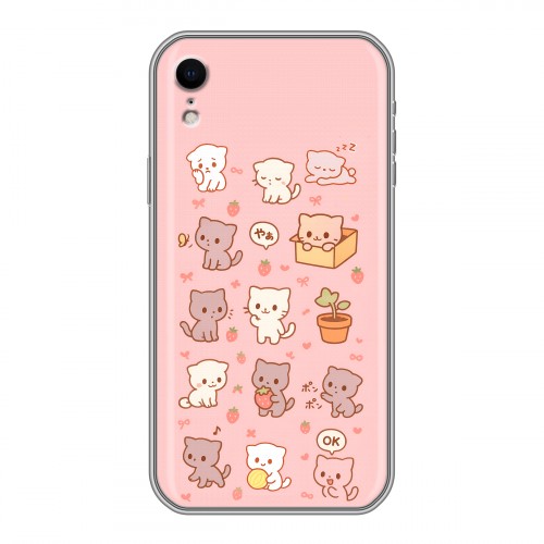 Дизайнерский силиконовый чехол для Iphone Xr Hello Kitty Хелоу Кити
