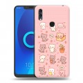 Дизайнерский силиконовый чехол для Alcatel 5V Hello Kitty Хелоу Кити