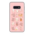 Дизайнерский силиконовый чехол для Samsung Galaxy S10e Hello Kitty Хелоу Кити