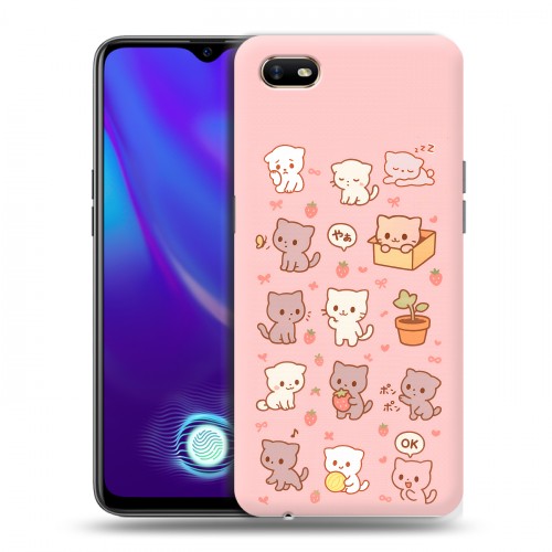 Дизайнерский пластиковый чехол для OPPO A1k Hello Kitty Хелоу Кити