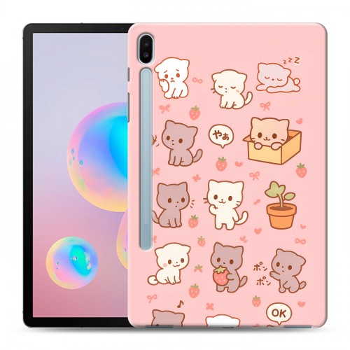 Дизайнерский силиконовый чехол для Samsung Galaxy Tab S6 Hello Kitty Хелоу Кити