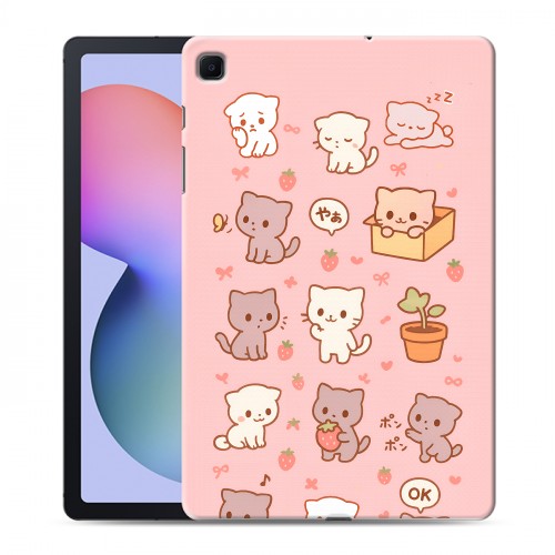 Дизайнерский силиконовый чехол для Samsung Galaxy Tab S6 Lite Hello Kitty Хелоу Кити