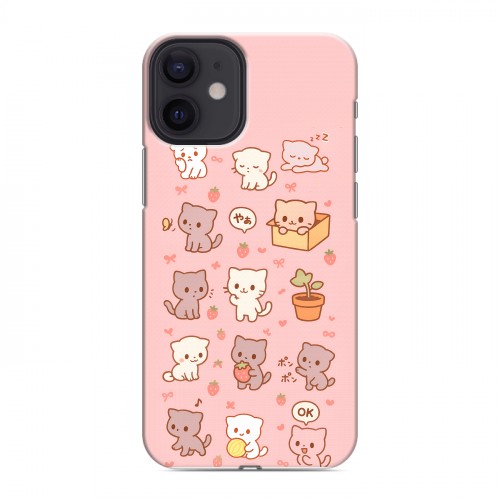 Дизайнерский силиконовый с усиленными углами чехол для Iphone 12 Mini Hello Kitty Хелоу Кити