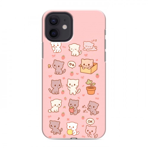Дизайнерский силиконовый чехол для Iphone 12 Hello Kitty Хелоу Кити