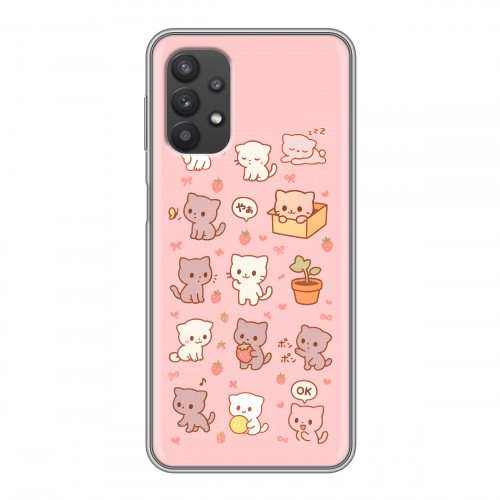 Дизайнерский силиконовый чехол для Samsung Galaxy A32 Hello Kitty Хелоу Кити
