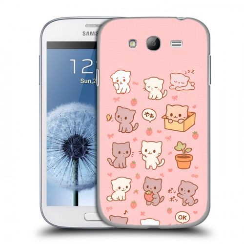 Дизайнерский пластиковый чехол для Samsung Galaxy Grand Hello Kitty Хелоу Кити