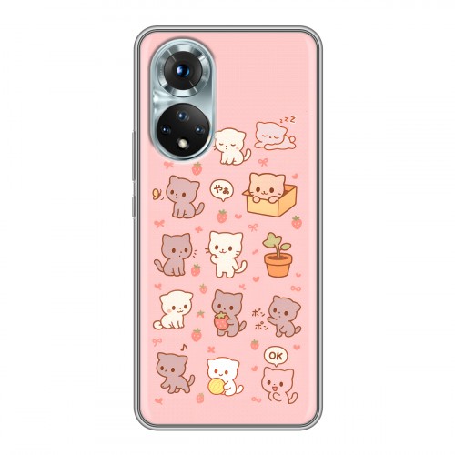 Дизайнерский силиконовый чехол для Huawei Honor 50 Hello Kitty Хелоу Кити