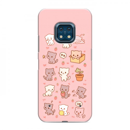 Дизайнерский силиконовый с усиленными углами чехол для Nokia XR20 Hello Kitty Хелоу Кити