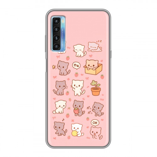 Дизайнерский силиконовый чехол для TCL 20L Hello Kitty Хелоу Кити