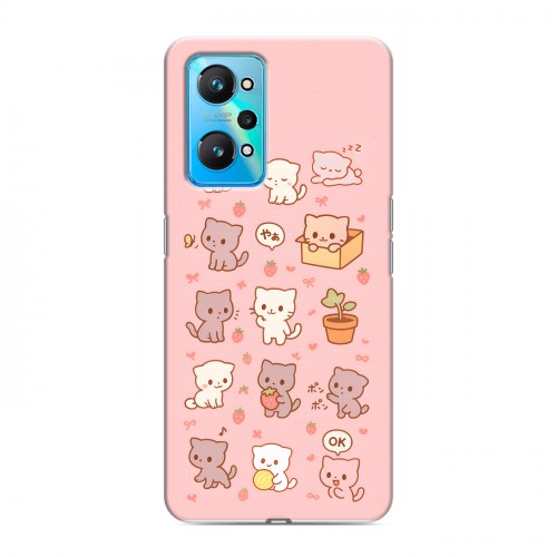 Дизайнерский силиконовый чехол для Realme GT Neo 2 Hello Kitty Хелоу Кити