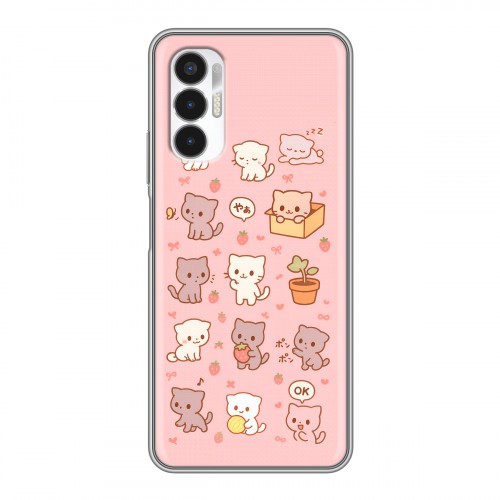 Дизайнерский силиконовый чехол для Tecno Pova 3 Hello Kitty Хелоу Кити