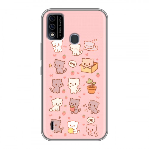 Дизайнерский силиконовый чехол для Itel A48 Hello Kitty Хелоу Кити