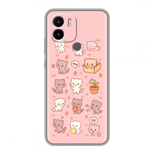 Дизайнерский силиконовый чехол для Xiaomi Redmi A1 Plus Hello Kitty Хелоу Кити