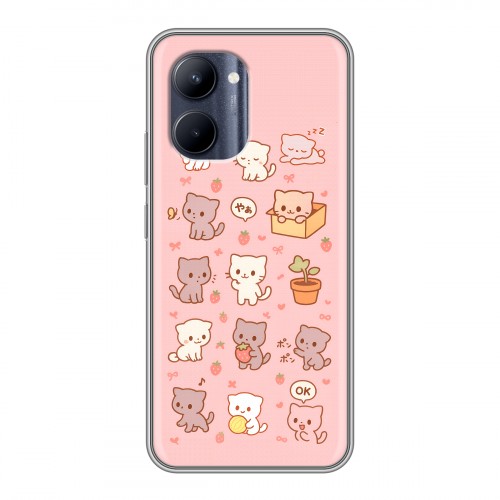 Дизайнерский силиконовый чехол для Realme C33 Hello Kitty Хелоу Кити
