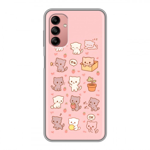 Дизайнерский силиконовый чехол для Samsung Galaxy A04s Hello Kitty Хелоу Кити