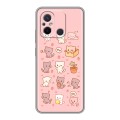 Дизайнерский силиконовый чехол для Xiaomi RedMi 12C Hello Kitty Хелоу Кити