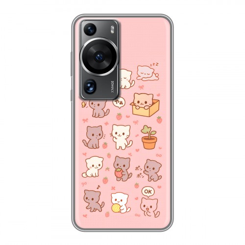 Дизайнерский силиконовый чехол для Huawei P60 Hello Kitty Хелоу Кити