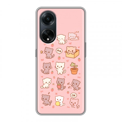 Дизайнерский силиконовый чехол для OPPO A98 Hello Kitty Хелоу Кити