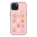 Дизайнерский силиконовый чехол для Iphone 15 Hello Kitty Хелоу Кити