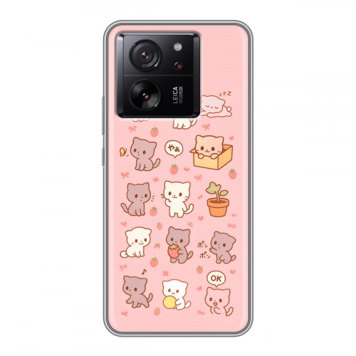 Дизайнерский пластиковый чехол для Xiaomi 13T Hello Kitty Хелоу Кити