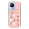 Дизайнерский силиконовый чехол для Vivo Y11 (2023) Hello Kitty Хелоу Кити