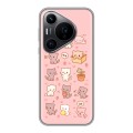 Дизайнерский силиконовый чехол для Huawei Pura 70 Pro Hello Kitty Хелоу Кити